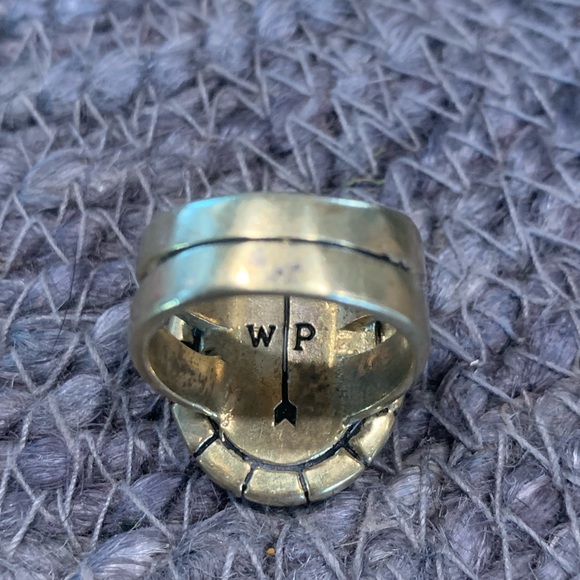 COPY - Waxing poetic brass  ring retired rare size 8 - Picture 2 of 7